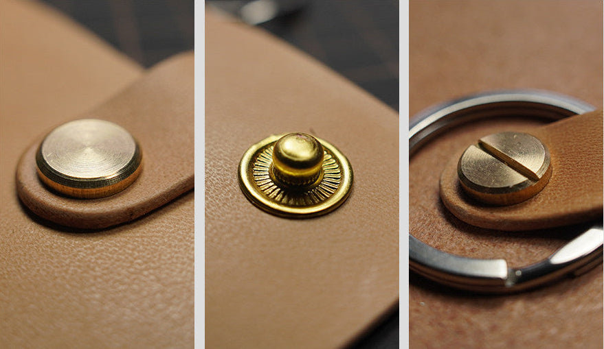 Handcrafted Italian Veg-Tanned Leather Key Case | Foldabl Organizer