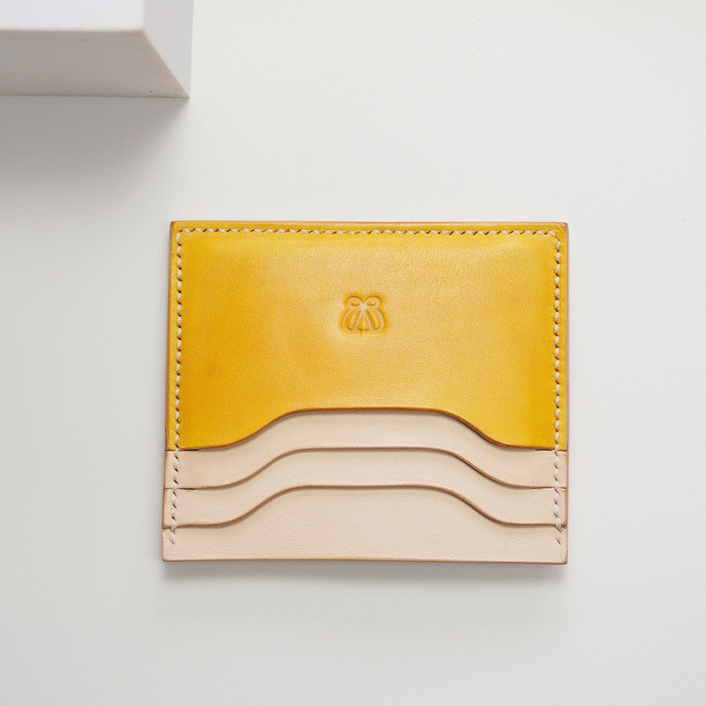 Handcrafted Italian Veg-Tanned Leather Card Holder