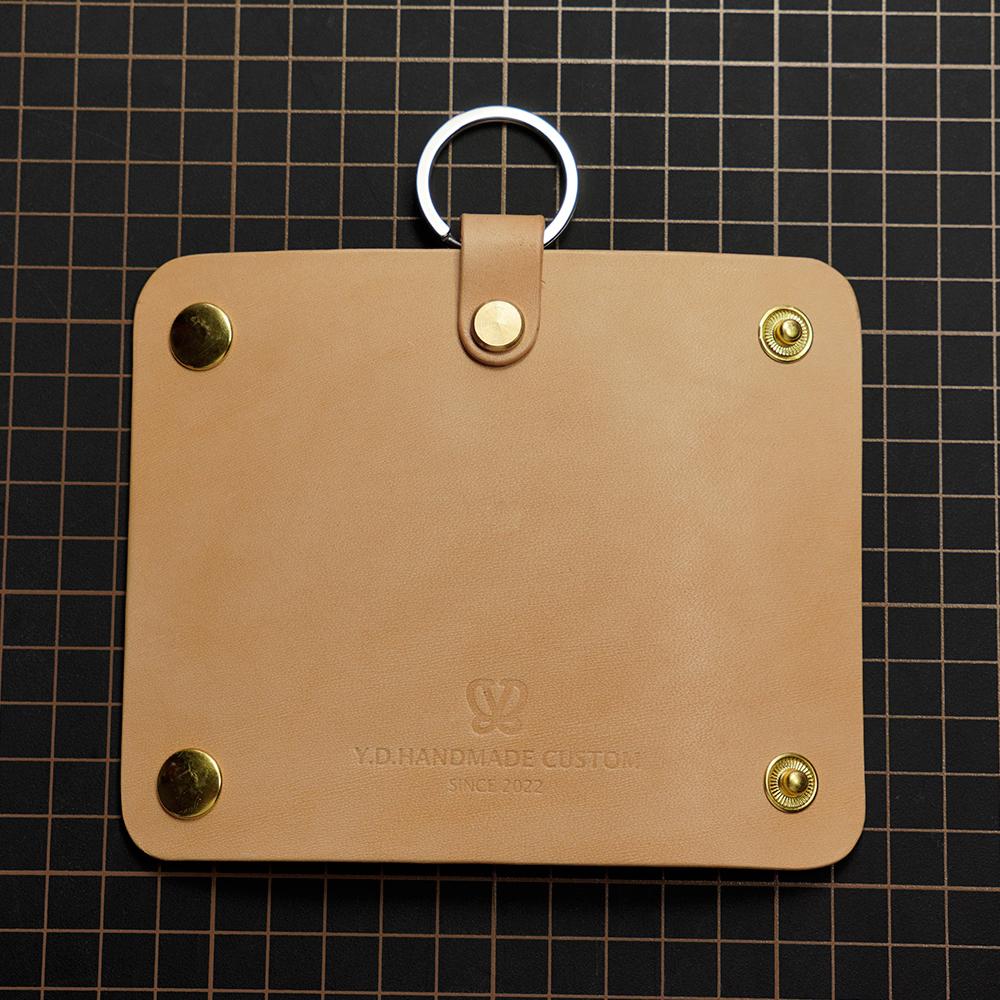 Handcrafted Italian Veg-Tanned Leather Key Case |  Foldabl Organizer