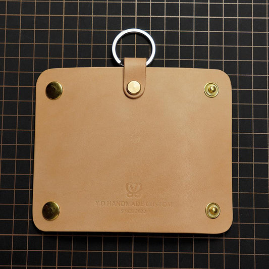 Handcrafted Italian Veg-Tanned Leather Key Case |  Foldabl Organizer