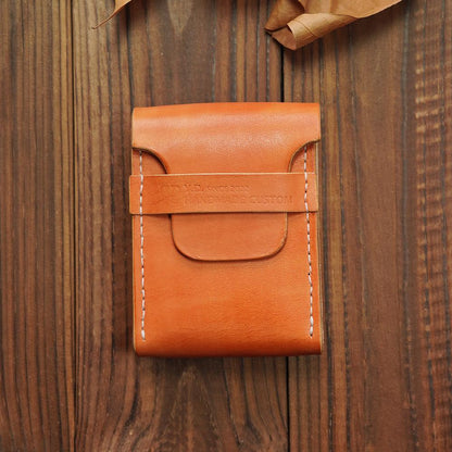 Handcrafted Italian Leather Cigarette Case | Multi-Purpose Business Card & Essentials Organizer