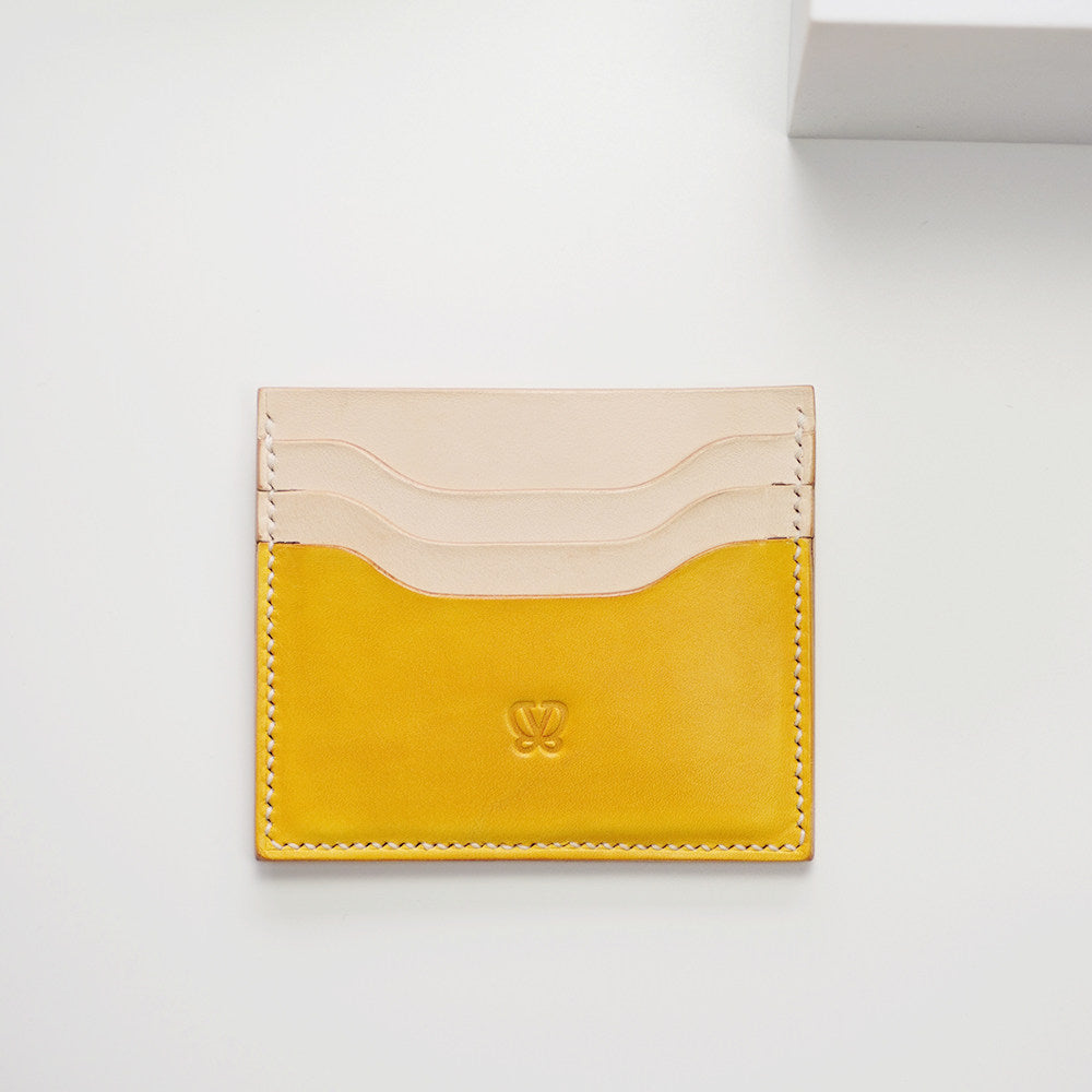 Handcrafted Italian Veg-Tanned Leather Card Holder