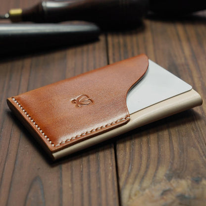 Handcrafted Italian Veg-Tanned Leather Card Holder