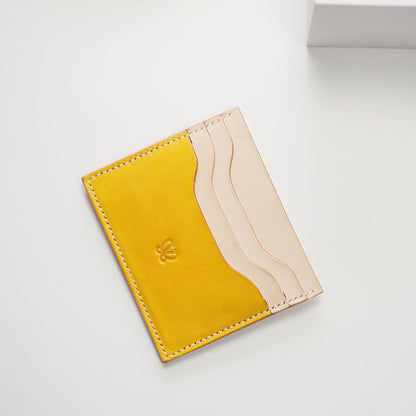 Handcrafted Italian Veg-Tanned Leather Card Holder
