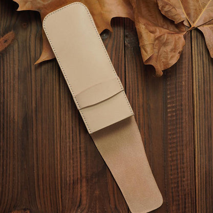 Handcrafted Italian Vegetable-Tanned Leather Pen Case