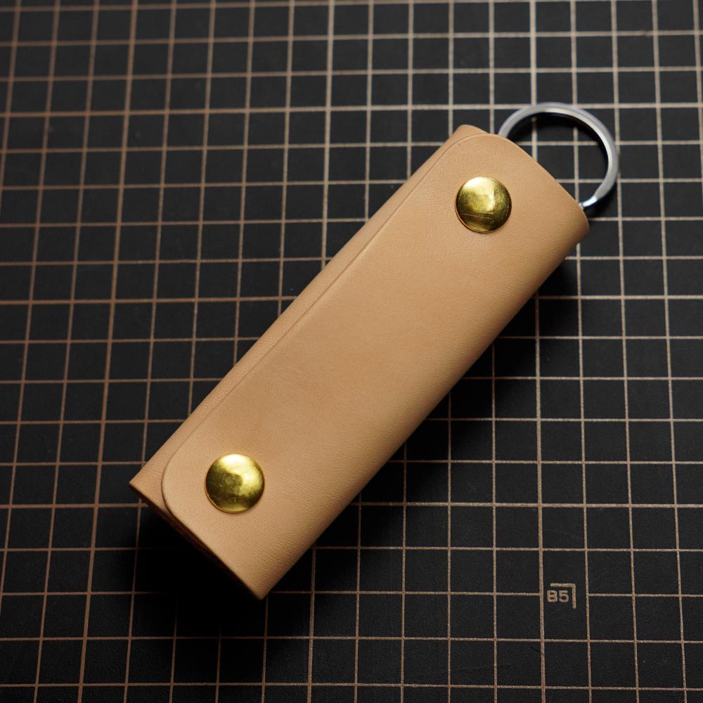 Handcrafted Italian Veg-Tanned Leather Key Case |  Foldabl Organizer