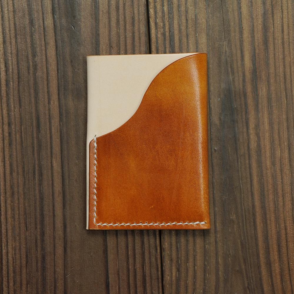 Handcrafted Italian Veg-Tanned Leather Card Holder