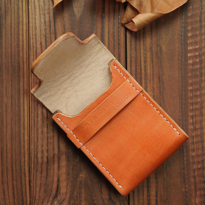 Handcrafted Italian Leather Cigarette Case | Multi-Purpose Business Card & Essentials Organizer