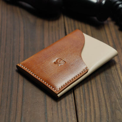 Handcrafted Italian Veg-Tanned Leather Card Holder