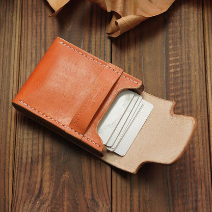 Handcrafted Italian Leather Cigarette Case | Multi-Purpose Business Card & Essentials Organizer